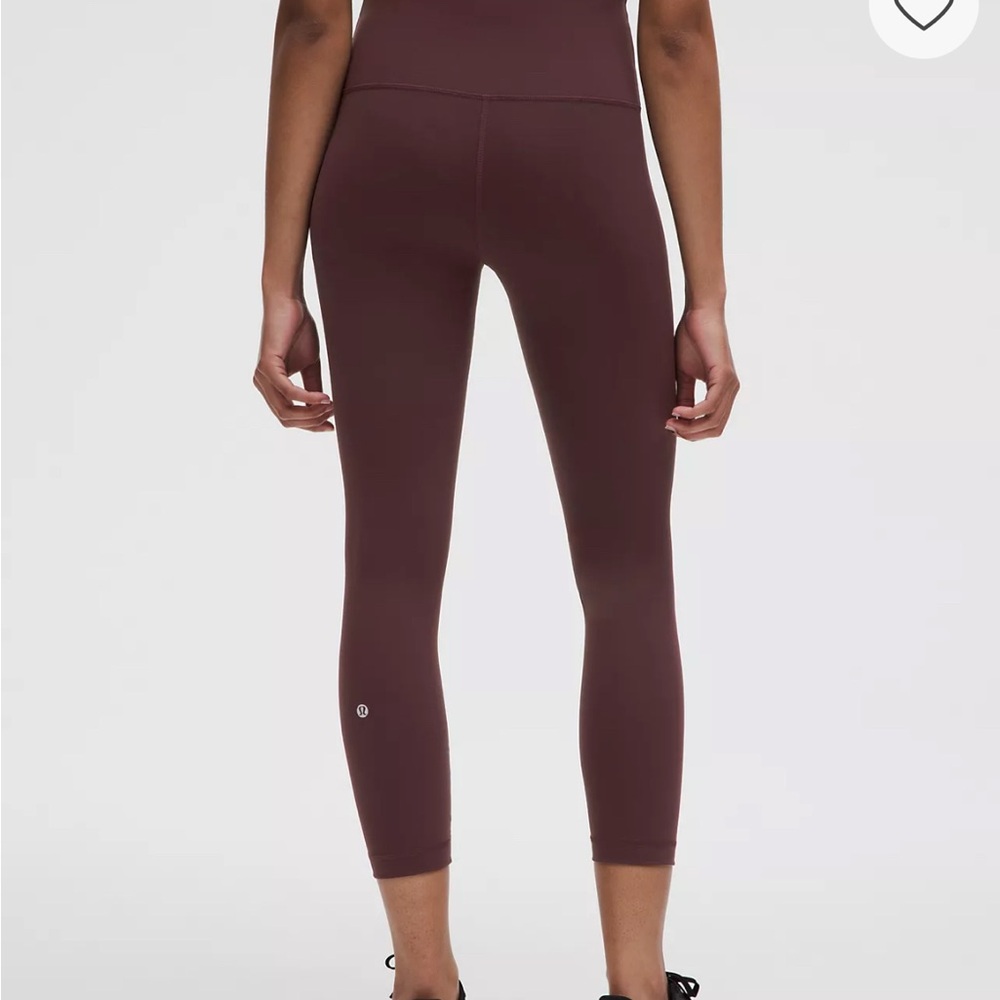 LULULEMON Wunder Train High Rise Crop Leggings